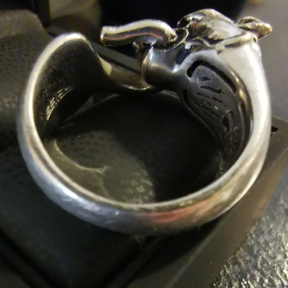 Effy Men's Panther Ring Sterling Silver US 10.5 - Picture 10 of 11